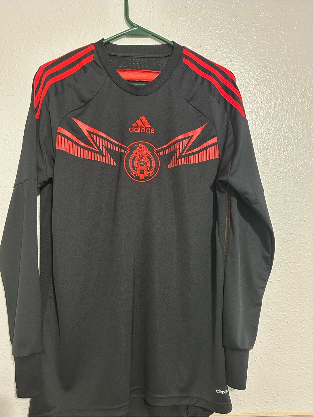 Adidas México 2014 World Cup Goalkeeper Soccer Jersey Long Sleeve